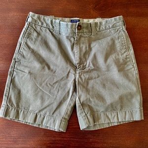 Men’s Green J.Crew Reade Khaki Shorts